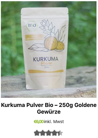 kurkuma pulver