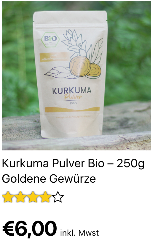 kurkuma pulver